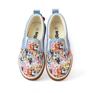 Bluey Kids Cartoon Slip-On Sneakers